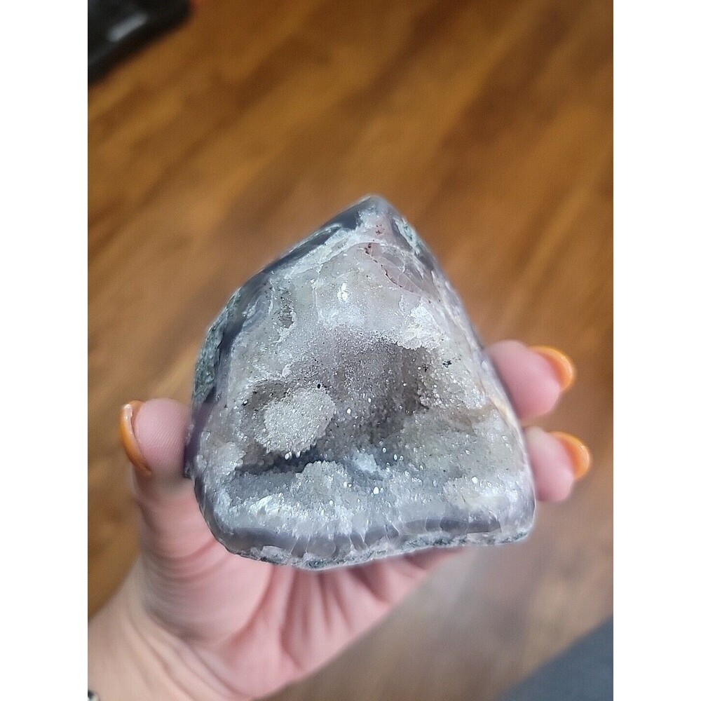 Amethyst Free-form 200g 2x4 druzy sugary from brazil - Picture 1 of 8